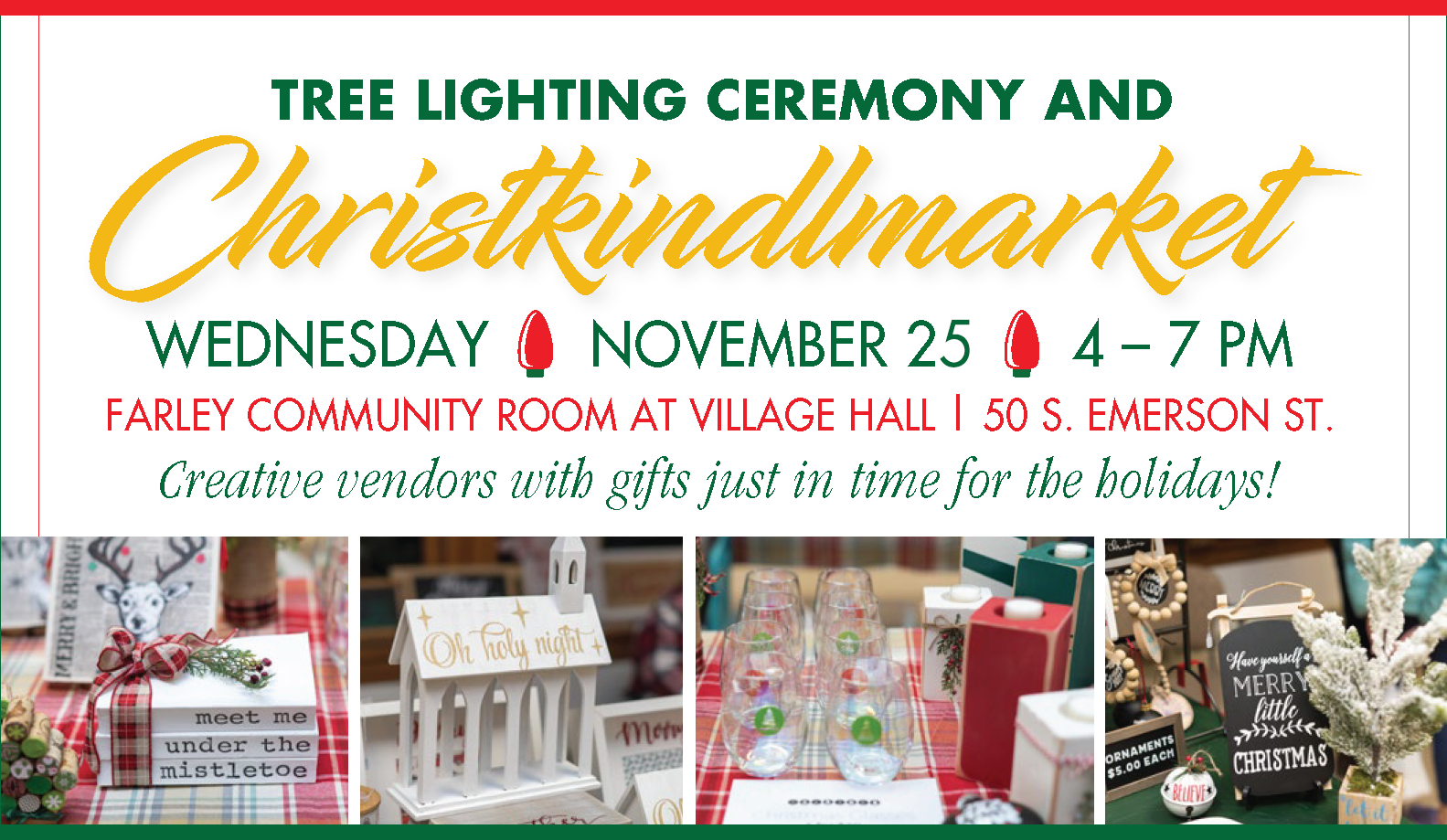 Christkindlmarket Decorative Header 2026